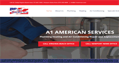 Desktop Screenshot of a-1american.com